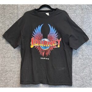 JOURNEY T-Shirt Mens XL Black 2014 Tour Steve Miller Band Tower of Power Rock